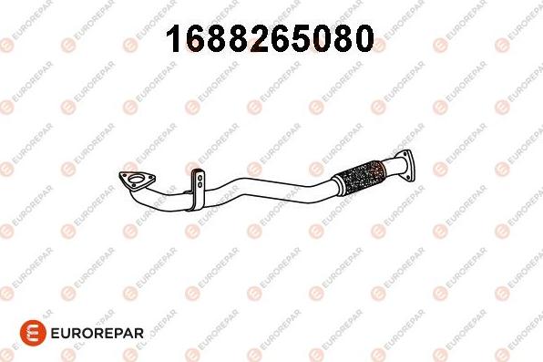 EUROREPAR 1688265080 - Exhaust Pipe autospares.lv