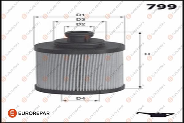 EUROREPAR 1682952980 - Oil Filter autospares.lv