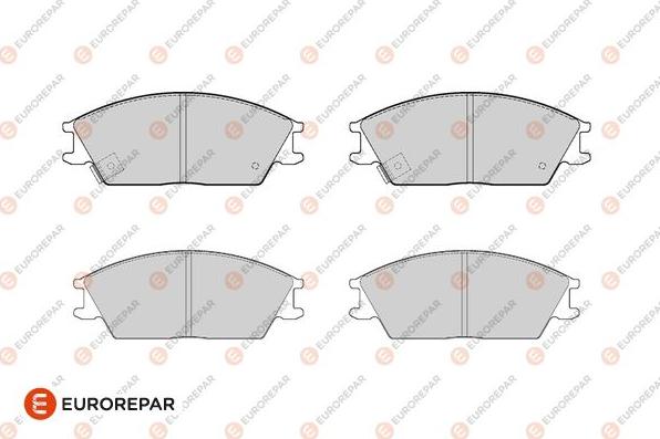 EUROREPAR 1682316880 - Brake Pad Set, disc brake autospares.lv