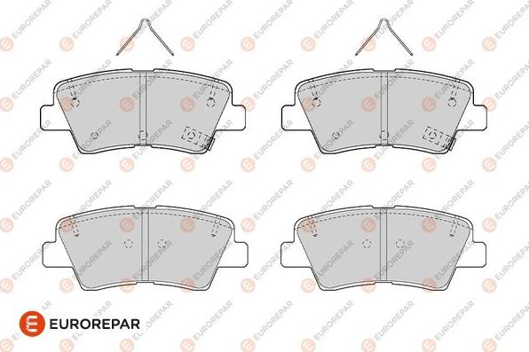 EUROREPAR 1682312780 - Brake Pad Set, disc brake autospares.lv