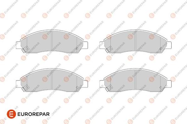 EUROREPAR 1682317180 - Brake Pad Set, disc brake autospares.lv