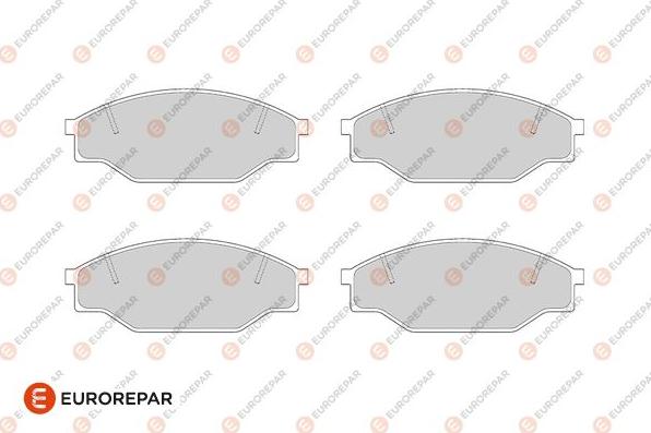 EUROREPAR 1682322680 - Brake Pad Set, disc brake autospares.lv