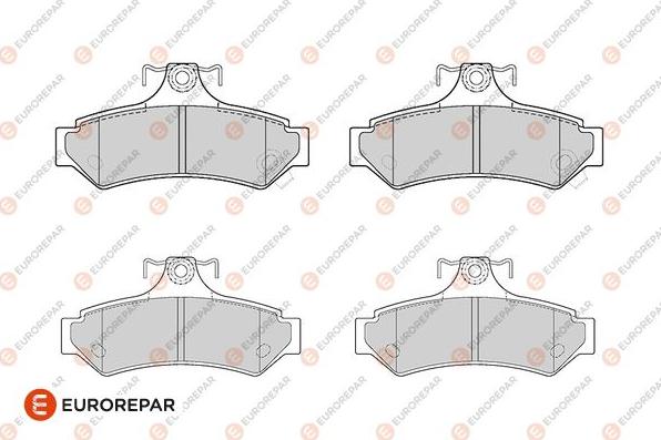 EUROREPAR 1682322780 - Brake Pad Set, disc brake autospares.lv