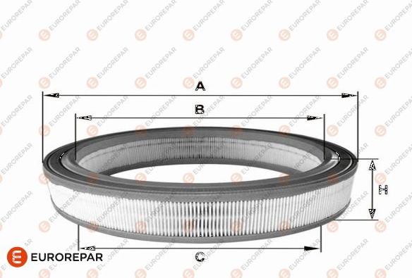 EUROREPAR 1682264580 - Air Filter, engine autospares.lv