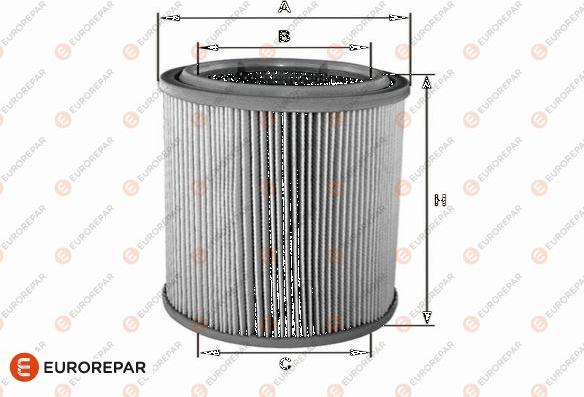 EUROREPAR 1682267180 - Air Filter, engine autospares.lv