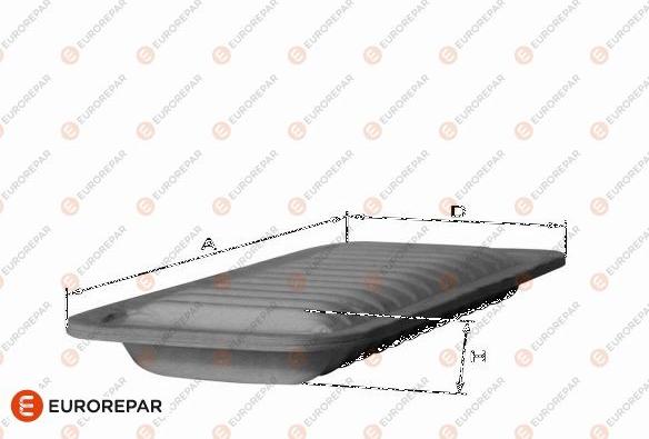 EUROREPAR 1682260580 - Air Filter, engine autospares.lv