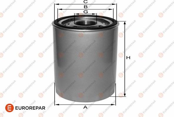 EUROREPAR 1682285380 - Oil Filter autospares.lv