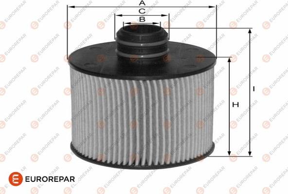 EUROREPAR 1682276180 - Oil Filter autospares.lv