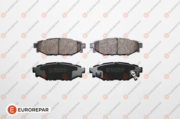EUROREPAR 1639380080 - Brake Pad Set, disc brake autospares.lv
