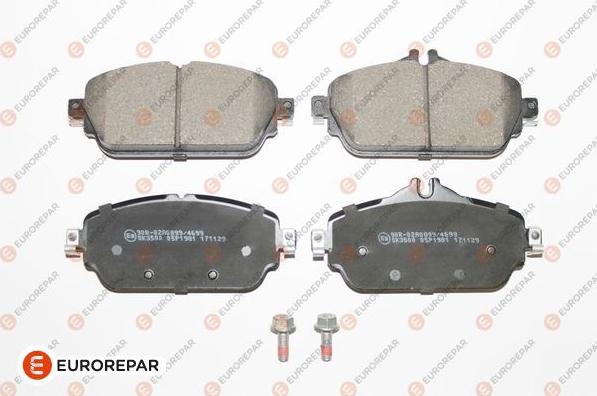 EUROREPAR 1639381880 - Brake Pad Set, disc brake autospares.lv