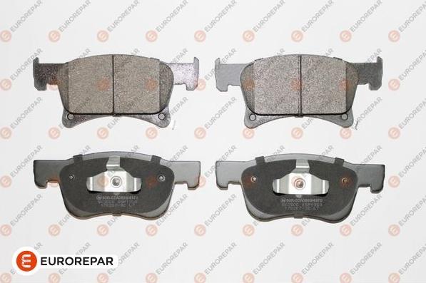 EUROREPAR 1639383080 - Brake Pad Set, disc brake autospares.lv