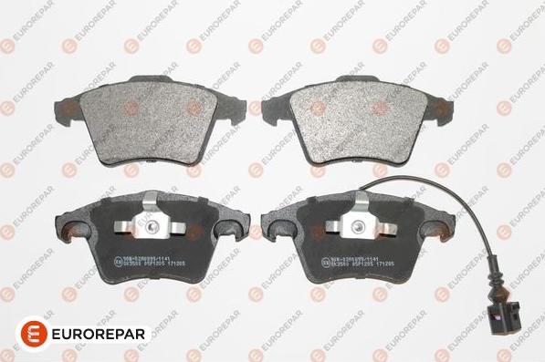 EUROREPAR 1639374080 - Brake Pad Set, disc brake autospares.lv