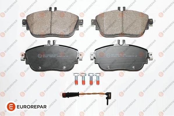 EUROREPAR 1639375180 - Brake Pad Set, disc brake autospares.lv