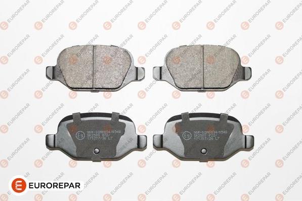 EUROREPAR 1639370180 - Brake Pad Set, disc brake autospares.lv