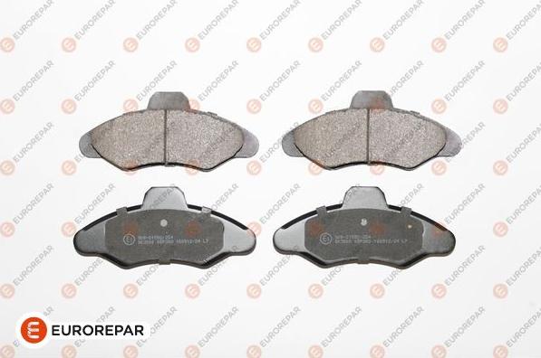 EUROREPAR 1639372480 - Brake Pad Set, disc brake autospares.lv