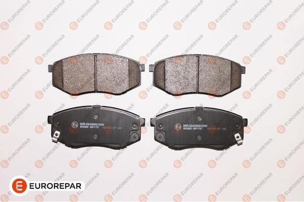 EUROREPAR 1639372880 - Brake Pad Set, disc brake autospares.lv