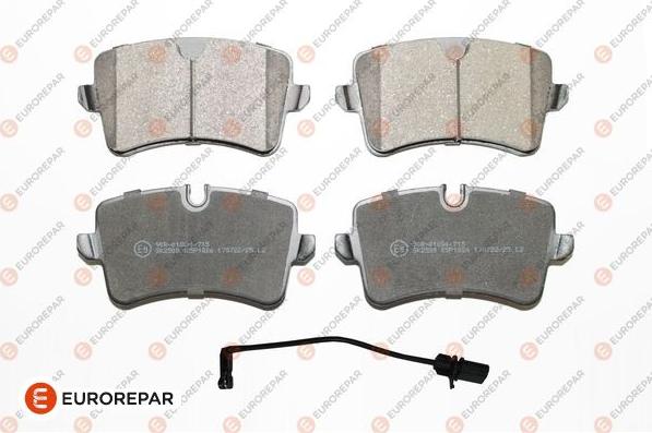 EUROREPAR 1639377780 - Brake Pad Set, disc brake autospares.lv