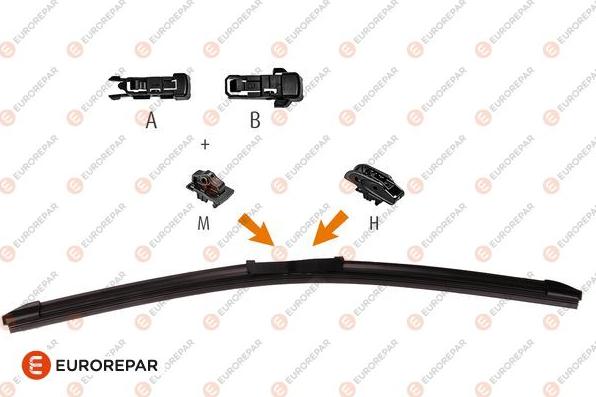 EUROREPAR 1635454780 - Wiper Blade autospares.lv