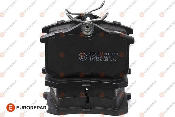 EUROREPAR 1635144880 - Brake Pad Set, disc brake autospares.lv
