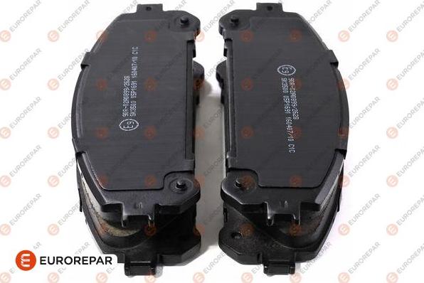 EUROREPAR 1635142580 - Brake Pad Set, disc brake autospares.lv