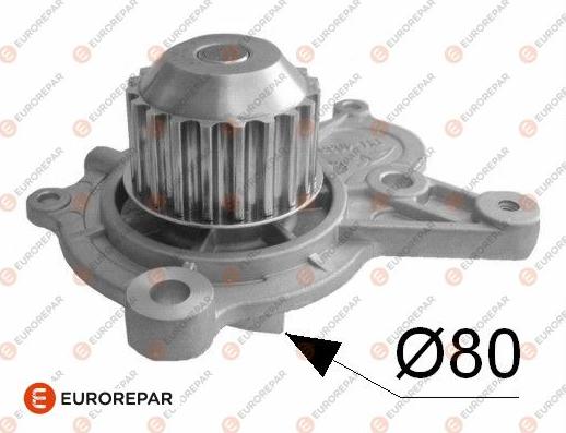 EUROREPAR 1635178780 - Water Pump autospares.lv