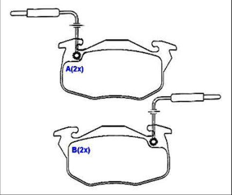 EUROREPAR 1636486380 - Brake Pad Set, disc brake autospares.lv