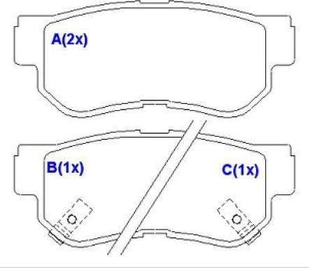 EUROREPAR 1636488680 - Brake Pad Set, disc brake autospares.lv