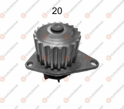 EUROREPAR 1637171580 - Water Pump autospares.lv