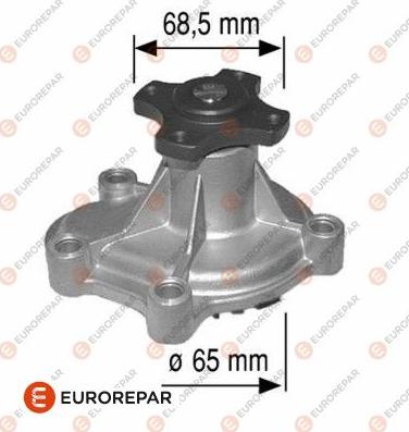 EUROREPAR 1637177780 - Water Pump autospares.lv