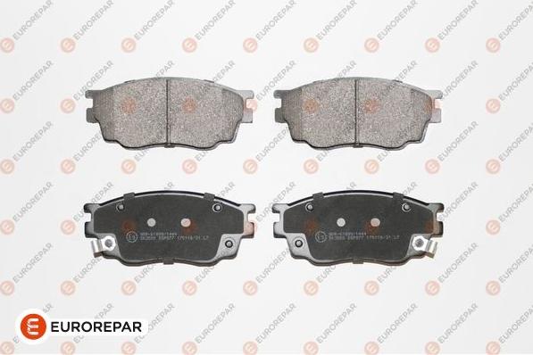 EUROREPAR 1623059580 - Brake Pad Set, disc brake autospares.lv