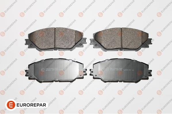 EUROREPAR 1623054480 - Brake Pad Set, disc brake autospares.lv