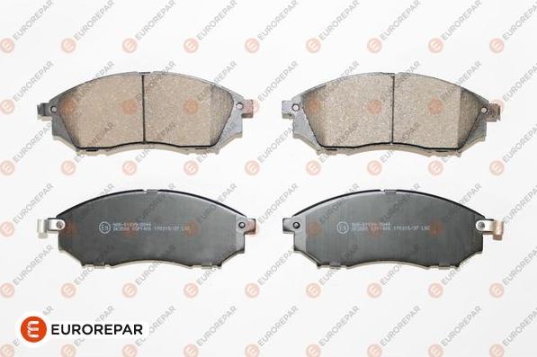 EUROREPAR 1623055380 - Brake Pad Set, disc brake autospares.lv