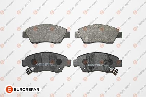 EUROREPAR 1623058580 - Brake Pad Set, disc brake autospares.lv