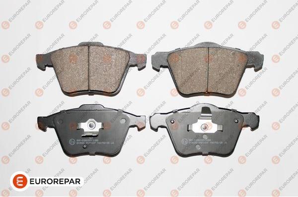 EUROREPAR 1623053780 - Brake Pad Set, disc brake autospares.lv