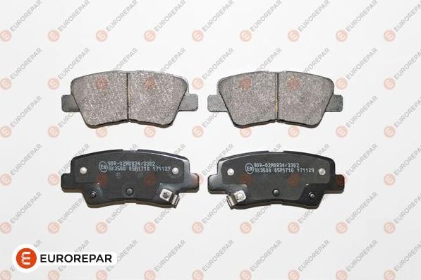 EUROREPAR 1623063980 - Brake Pad Set, disc brake autospares.lv