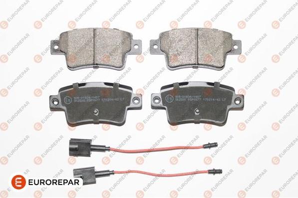 EUROREPAR 1623063880 - Brake Pad Set, disc brake autospares.lv