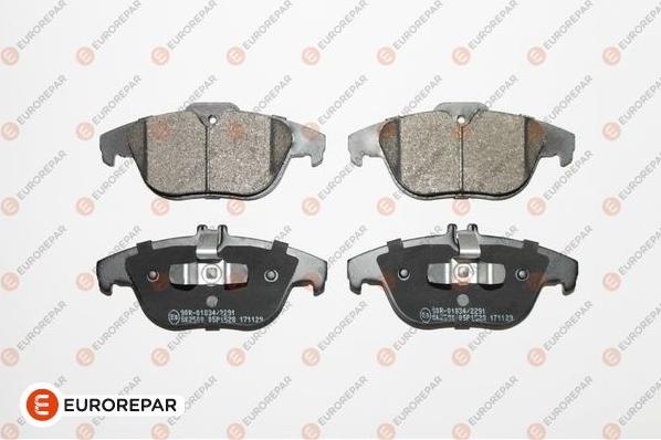 EUROREPAR 1623063380 - Brake Pad Set, disc brake autospares.lv