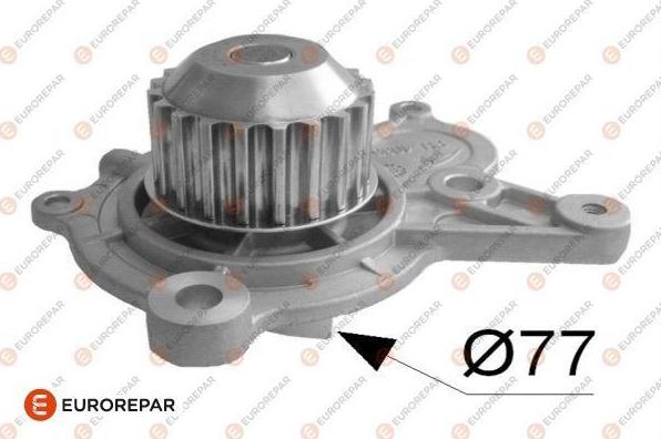 EUROREPAR 1623105580 - Water Pump autospares.lv