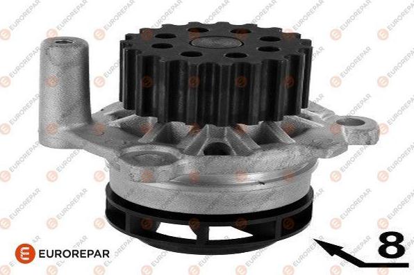 EUROREPAR 1623101680 - Water Pump autospares.lv