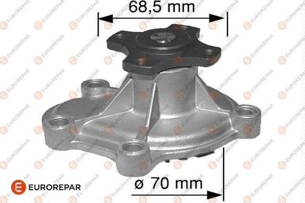 EUROREPAR 1623111180 - Water Pump autospares.lv