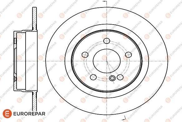 EUROREPAR 1622809680 - Brake Disc autospares.lv