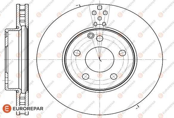 EUROREPAR 1622809780 - Brake Disc autospares.lv