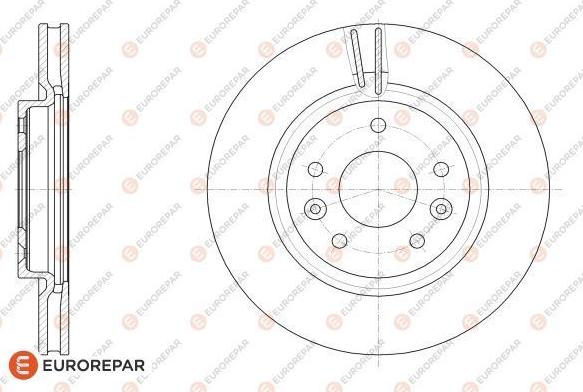 EUROREPAR 1622808580 - Brake Disc autospares.lv