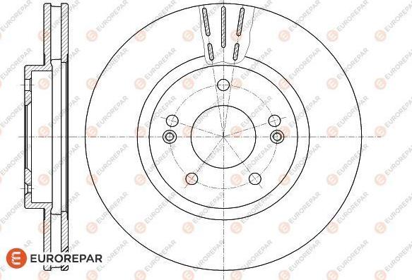 EUROREPAR 1622815780 - Brake Disc autospares.lv