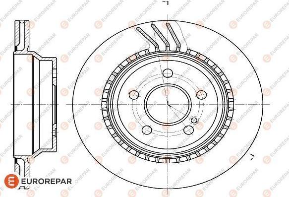 EUROREPAR 1622810080 - Brake Disc autospares.lv