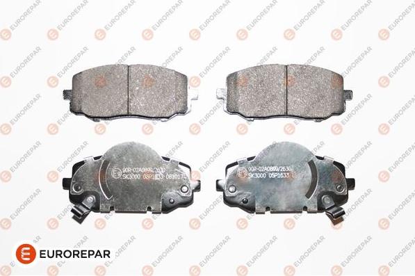 EUROREPAR 1675995380 - Brake Pad Set, disc brake autospares.lv