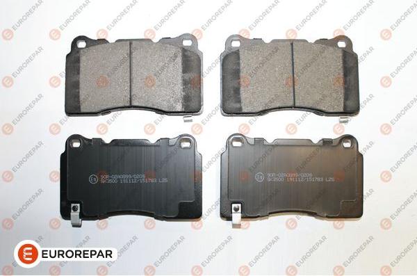 EUROREPAR 1675990380 - Brake Pad Set, disc brake autospares.lv