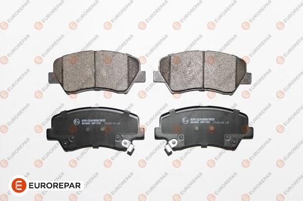 EUROREPAR 1675991380 - Brake Pad Set, disc brake autospares.lv