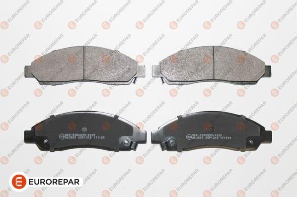 EUROREPAR 1675993480 - Brake Pad Set, disc brake autospares.lv