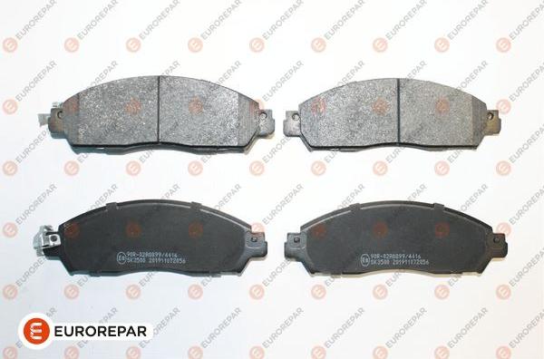 EUROREPAR 1675992080 - Brake Pad Set, disc brake autospares.lv
